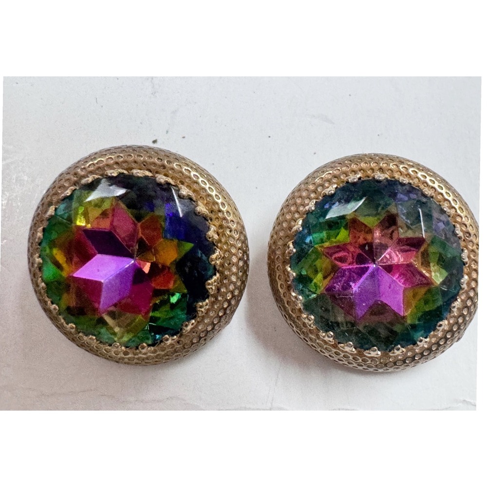 Schiaparelli Watermelon clip on earring's GUC collector's‎ piece
